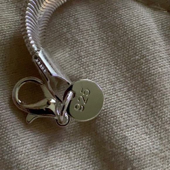 NEW 925 Sterling Silver Snake Necklace/bracelet - Picture 2 of 3